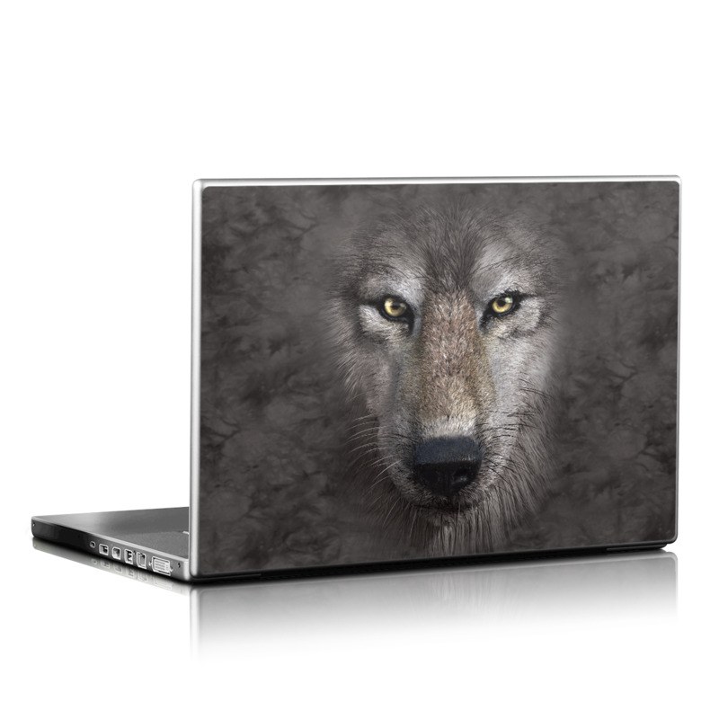 Laptop Skin - Grey Wolf (Image 1)