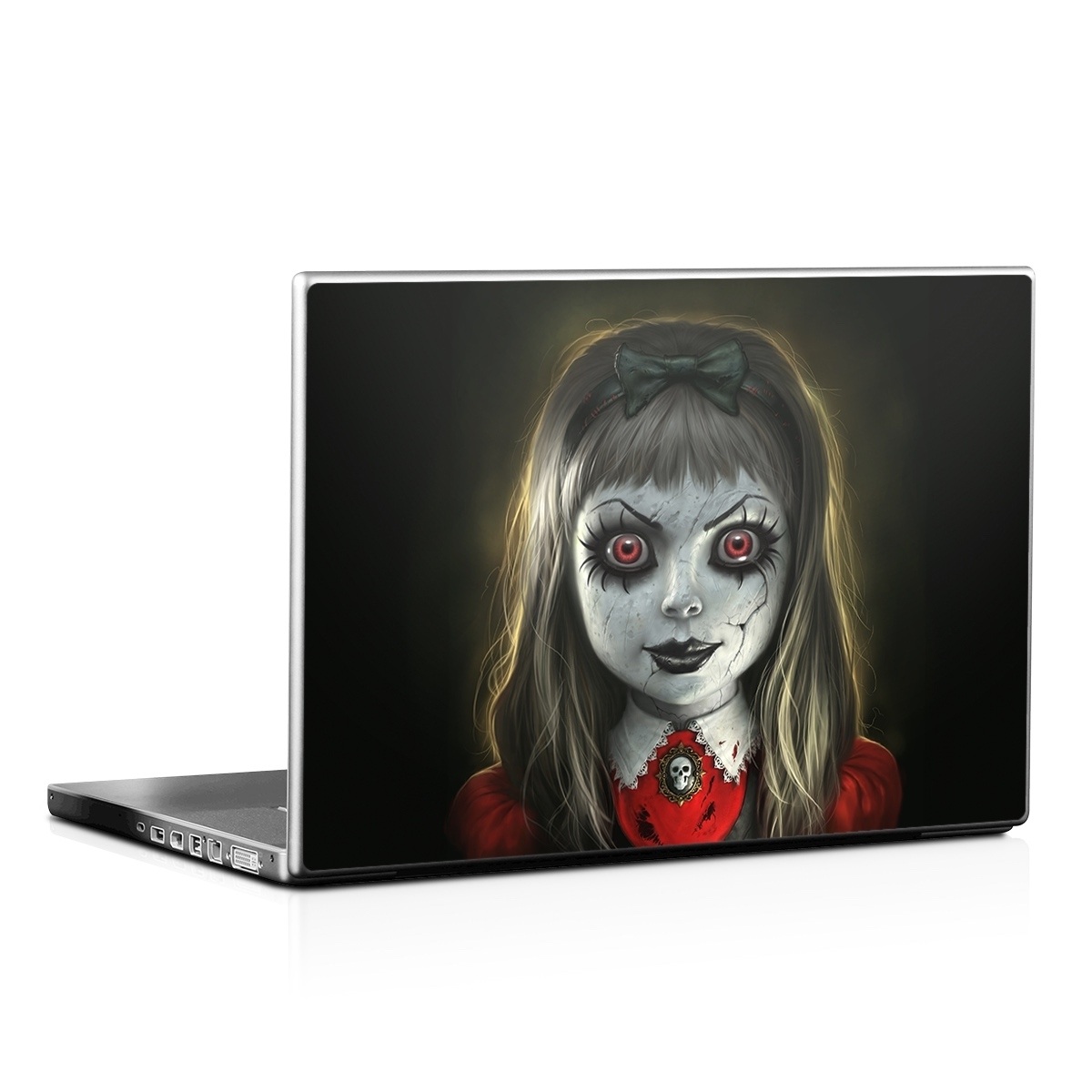 Laptop Skin - Haunted Doll (Image 1)