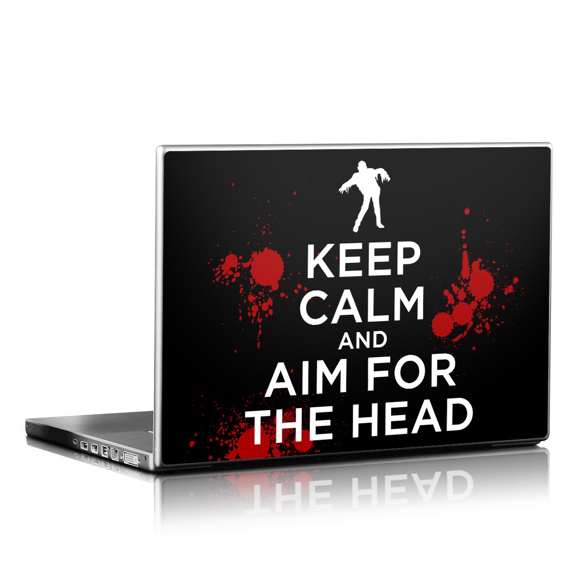 Laptop Skin - Keep Calm - Zombie (Image 1)