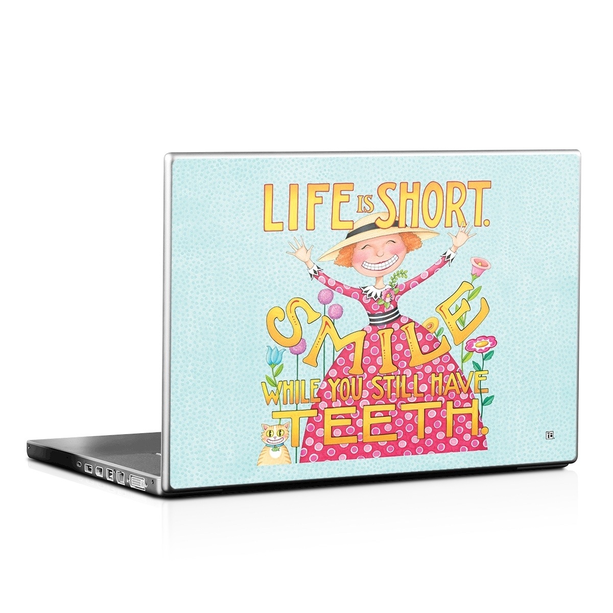 Laptop Skin - Life is Short (Image 1)