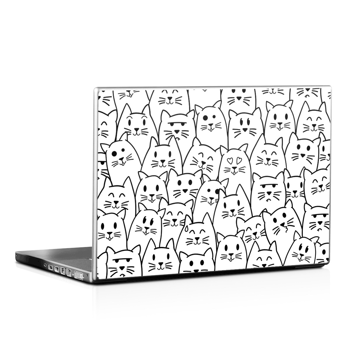 Laptop Skin - Moody Cats (Image 1)