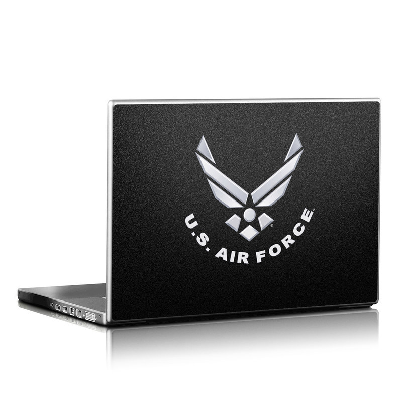Laptop Skin - USAF Black (Image 1)