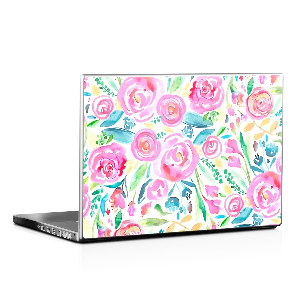 Laptop Skin - Watercolor Roses (Image 1)