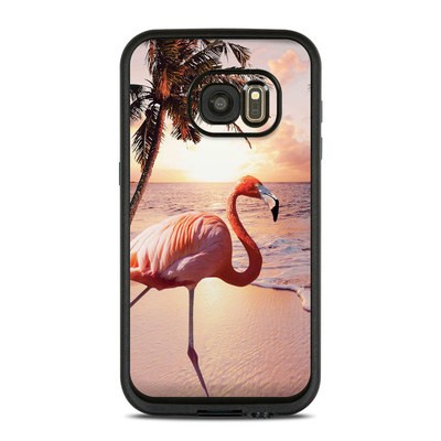Lifeproof Galaxy S7 Fre Case Skin - Flamingo Palm