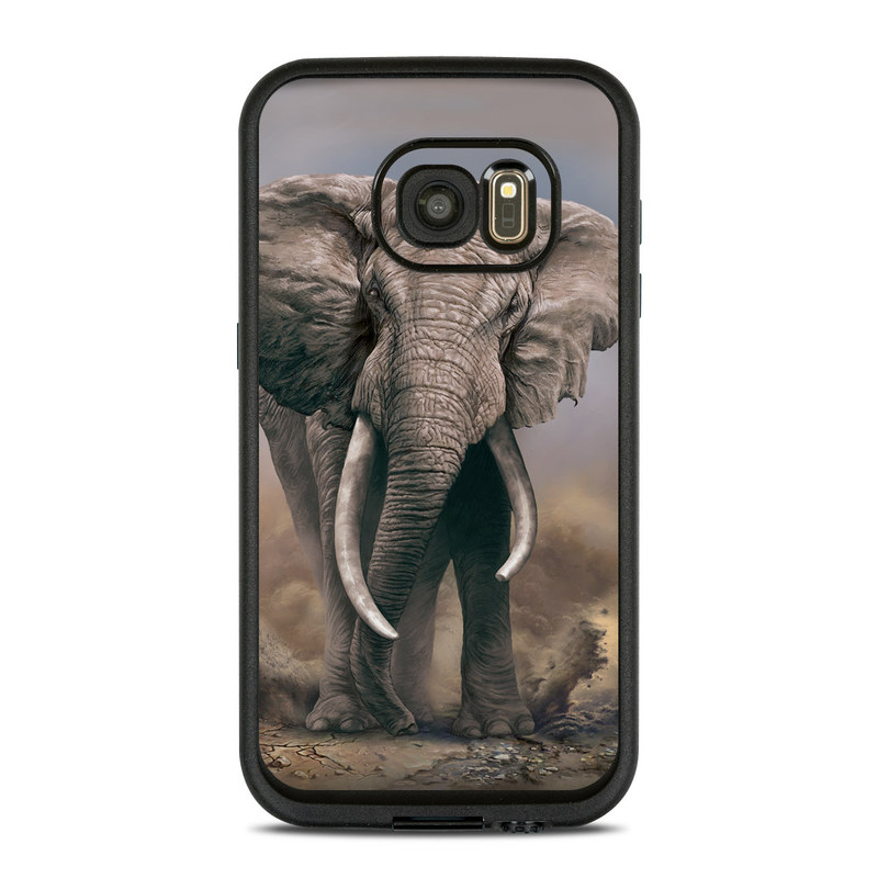 Lifeproof Galaxy S7 Fre Case Skin - African Elephant (Image 1)