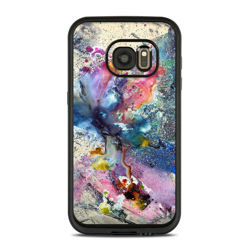 Lifeproof Galaxy S7 Fre Case Skin - Cosmic Flower (Image 1)