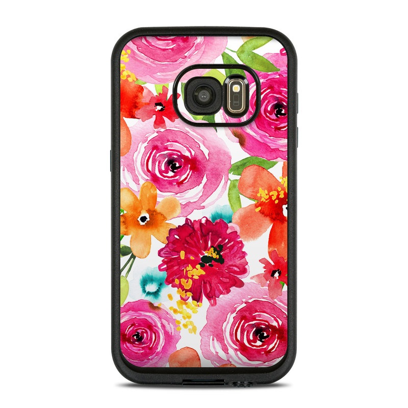 Lifeproof Galaxy S7 Fre Case Skin - Floral Pop (Image 1)