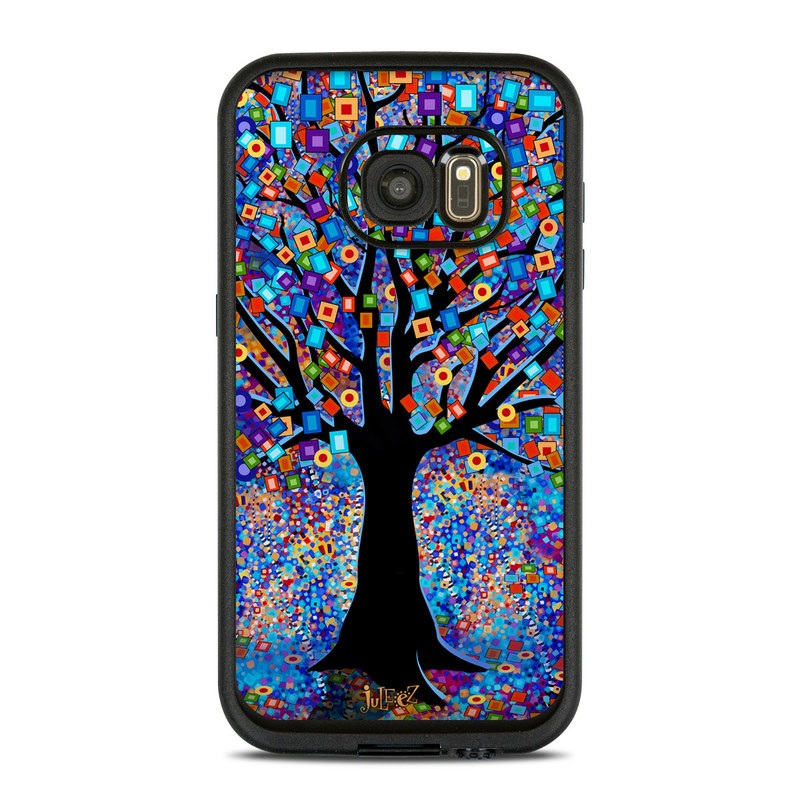 Lifeproof Galaxy S7 Fre Case Skin - Tree Carnival (Image 1)