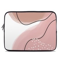 Laptop Sleeve - Abstract Pink and Brown (Image 1)