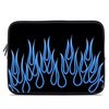 Laptop Sleeve - Blue Neon Flames