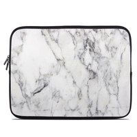 Laptop Sleeve - White Marble
