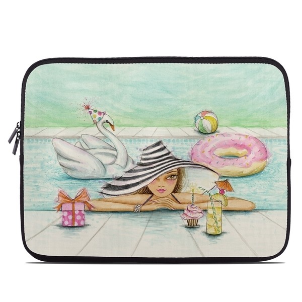 Laptop Sleeve - Delphine at the Pool Party