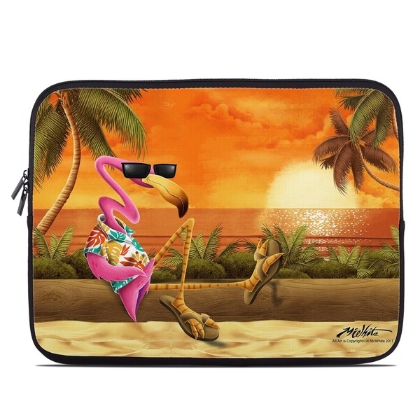 Laptop Sleeve - Sunset Flamingo