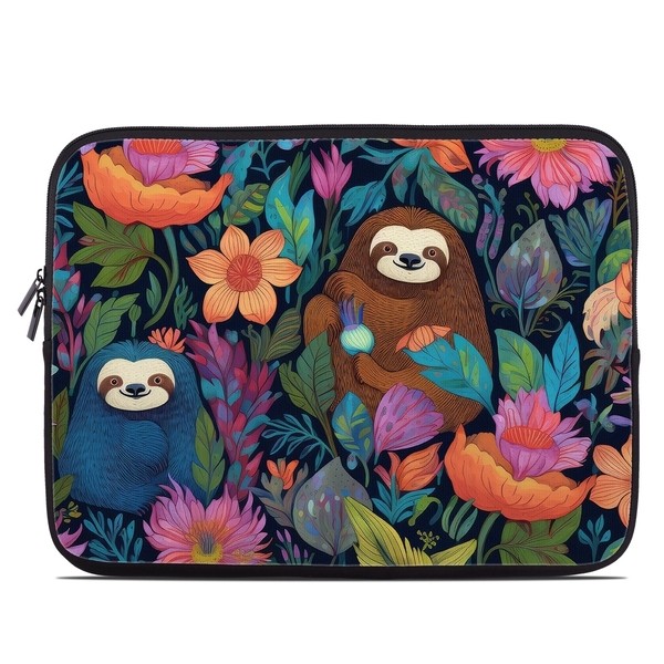 Laptop Sleeve - Garden of Slothy Delights