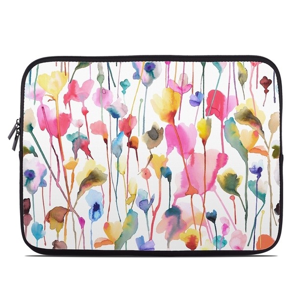 Laptop Sleeve - Watercolor Wild Flowers