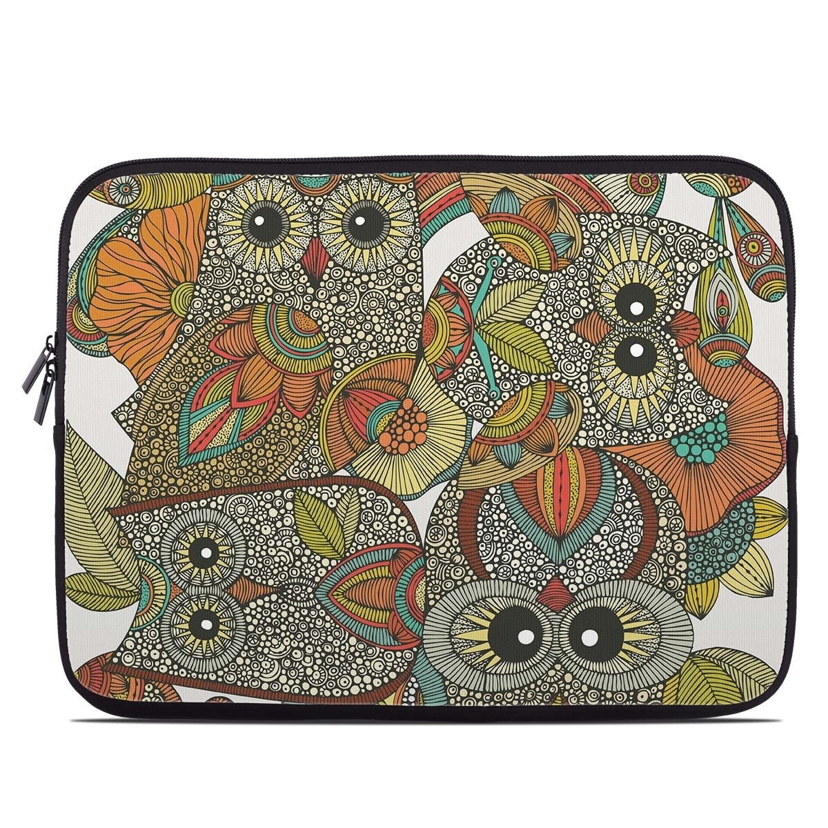 Laptop Sleeve - 4 owls (Image 1)