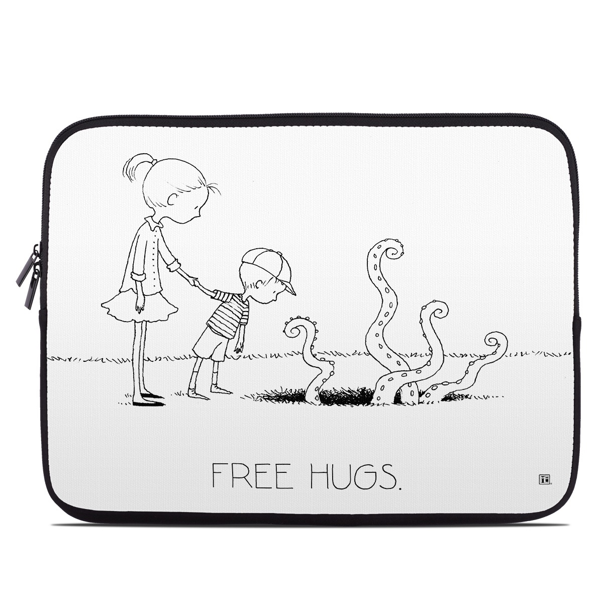 Laptop Sleeve - Free Hugs (Image 1)