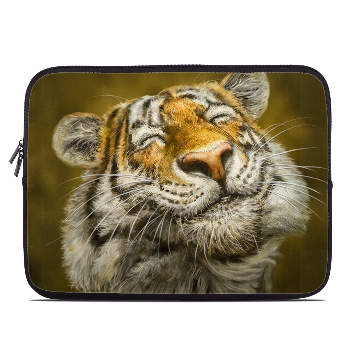 Laptop Sleeve - Smiling Tiger (Image 1)