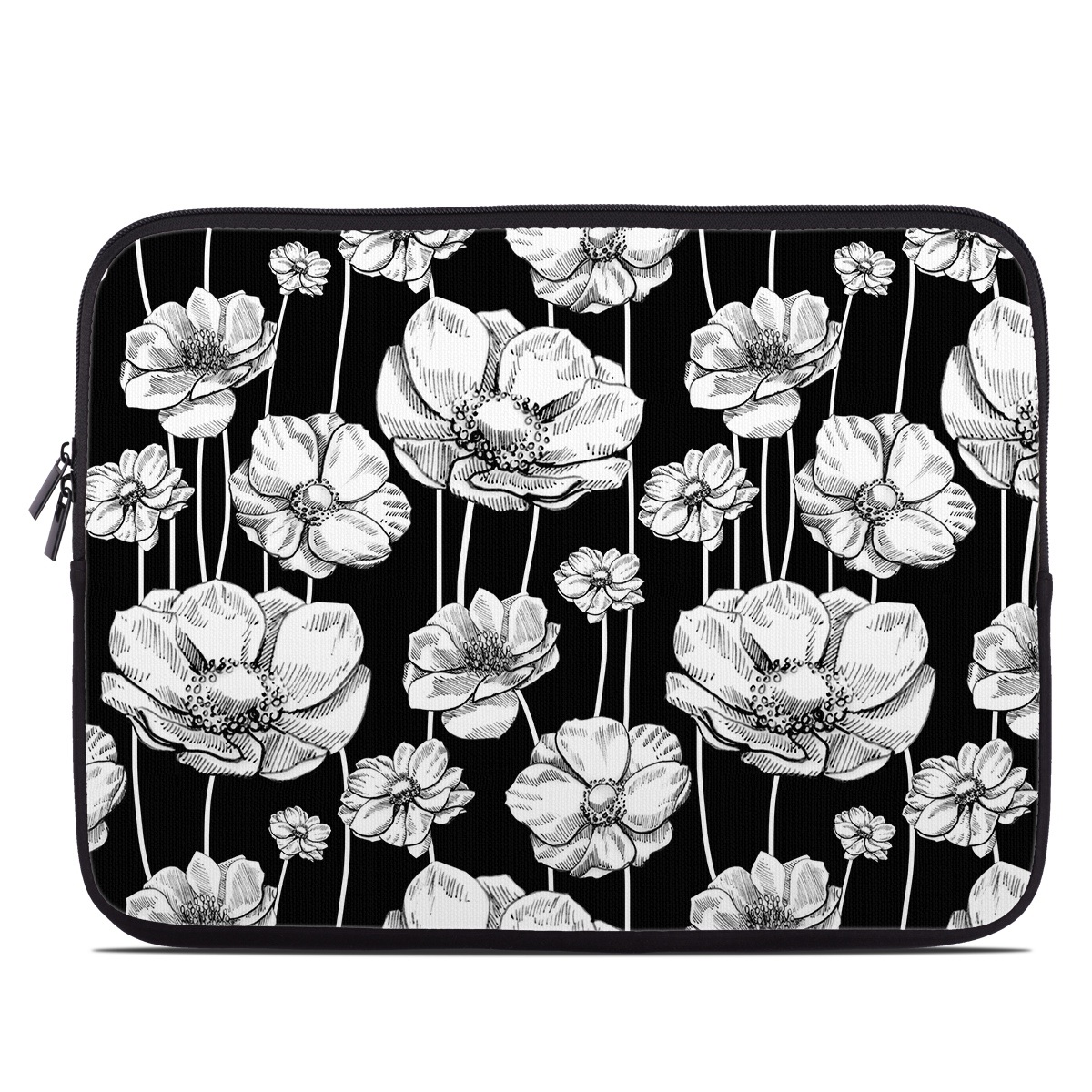 Laptop Sleeve - Striped Blooms (Image 1)