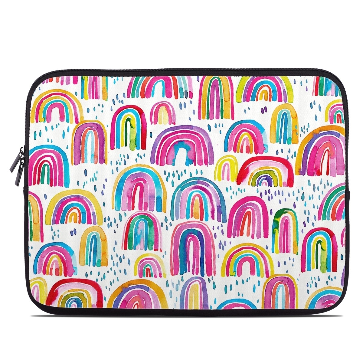 Laptop Sleeve - Watercolor Rainbows (Image 1)