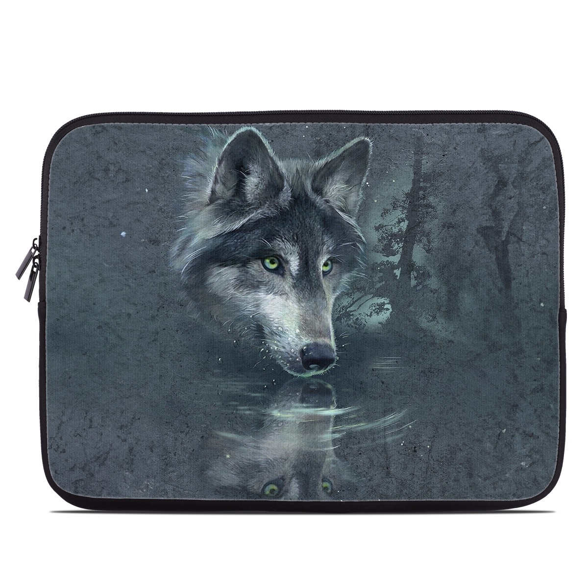 Laptop Sleeve - Wolf Reflection (Image 1)