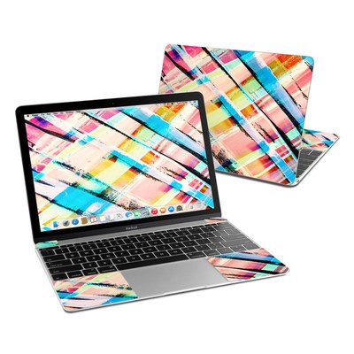 MacBook 12in Skin - Check Stripe