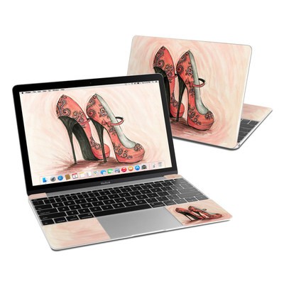 MacBook 12in Skin - Coral Shoes