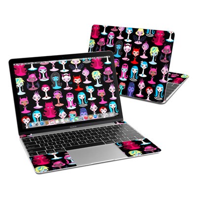 MacBook 12in Skin - Punky Goth Dollies