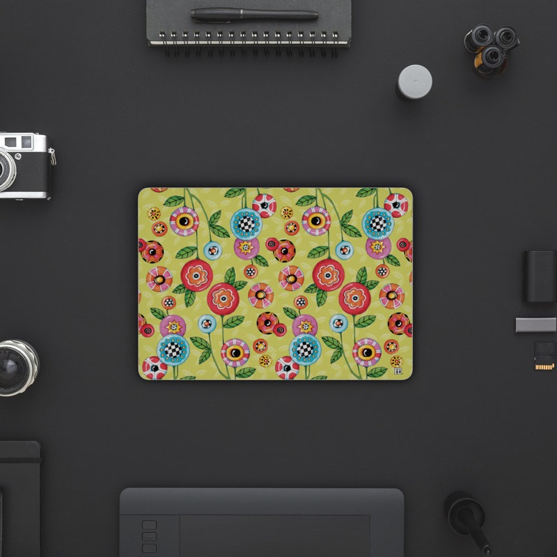 MacBook 12in Skin - Button Flowers (Image 5)