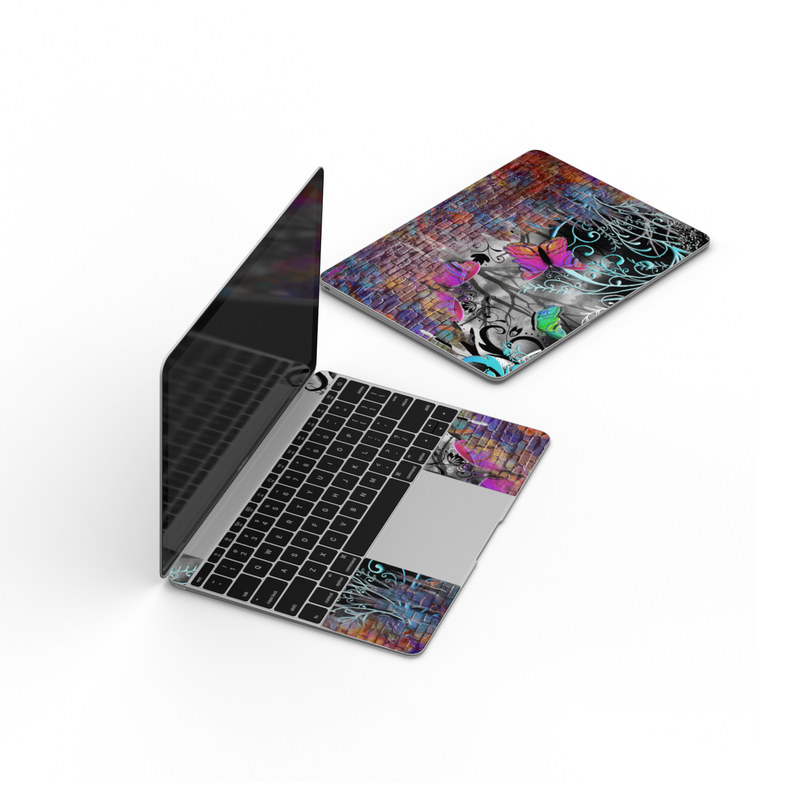 MacBook 12in Skin - Butterfly Wall (Image 3)