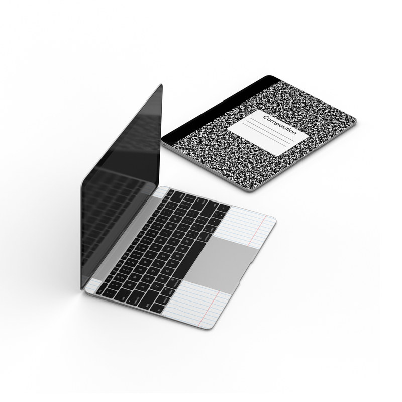 MacBook 12in Skin - Composition Notebook (Image 3)