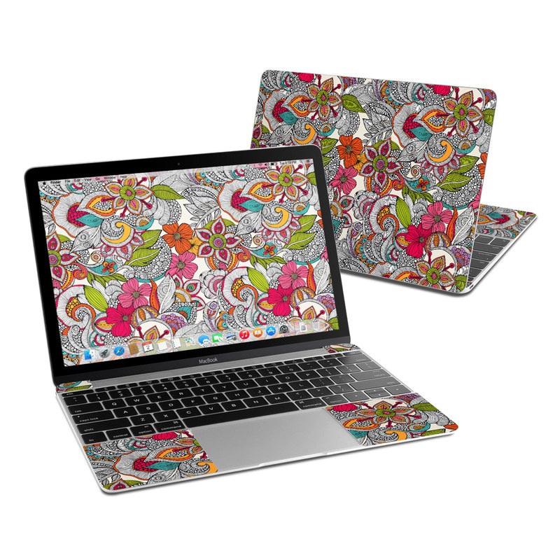MacBook 12in Skin - Doodles Color (Image 1)