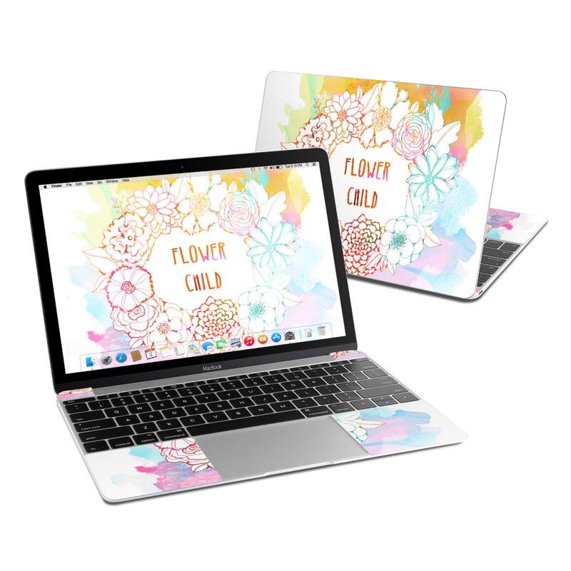 MacBook 12in Skin - Flower Child (Image 1)