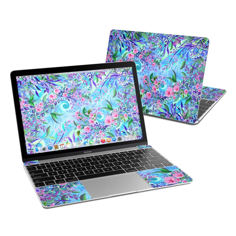 MacBook 12in Skin - Lavender Flowers (Image 1)