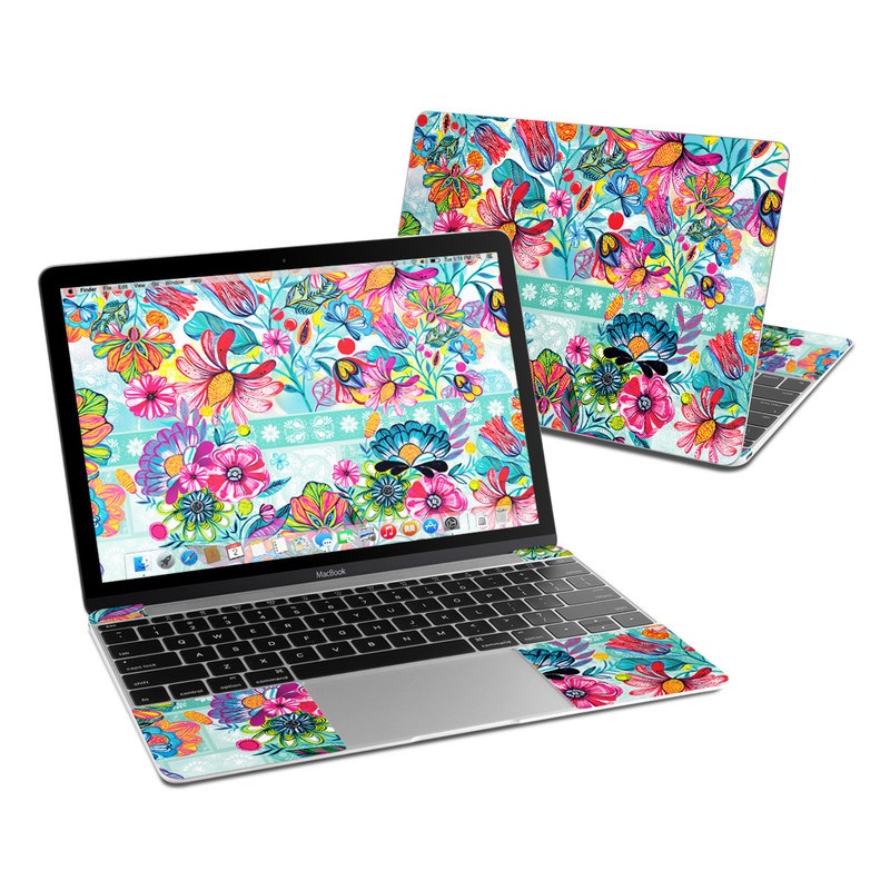 MacBook 12in Skin - Lovely Garden (Image 1)