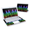 MacBook 13in Skin - Rainbow Neon Flames