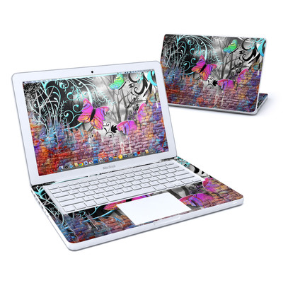 MacBook 13in Skin - Butterfly Wall