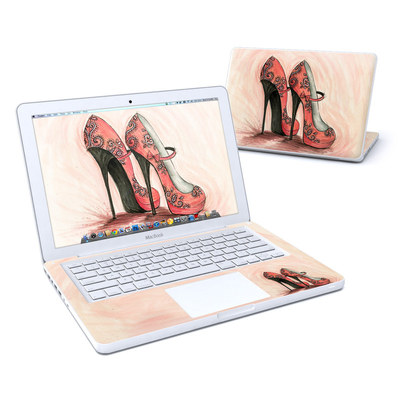 MacBook 13in Skin - Coral Shoes