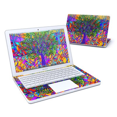 MacBook 13in Skin - Stained Glass Tree