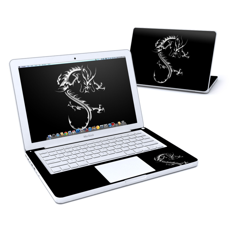 MacBook 13in Skin - Chrome Dragon (Image 1)
