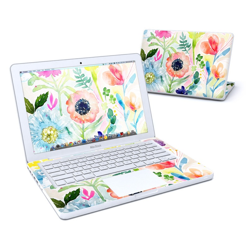 MacBook 13in Skin - Loose Flowers (Image 1)