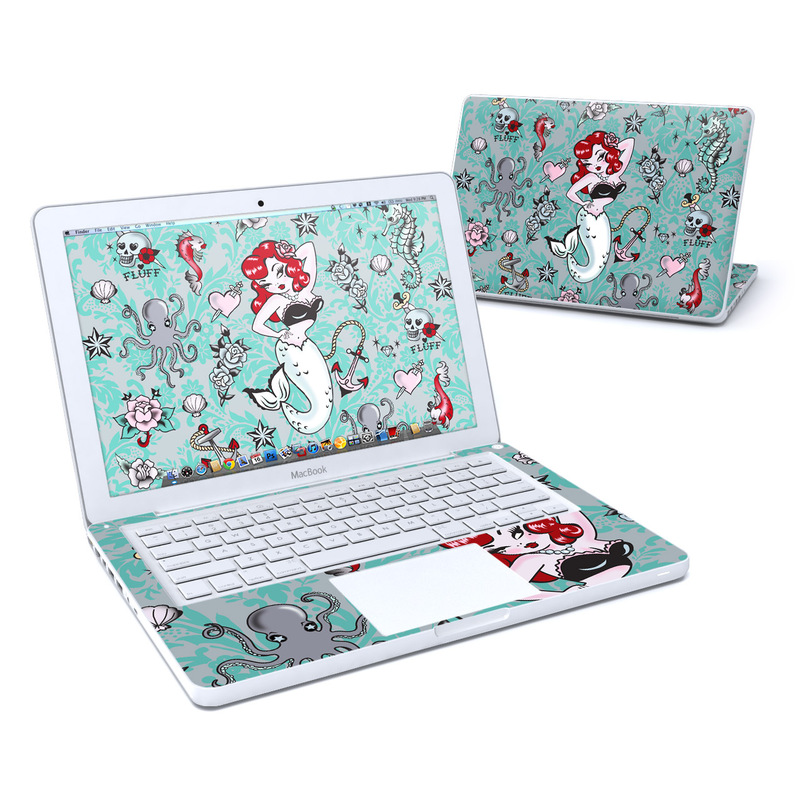 MacBook 13in Skin - Molly Mermaid (Image 1)