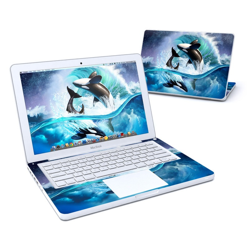 MacBook 13in Skin - Orca Wave (Image 1)