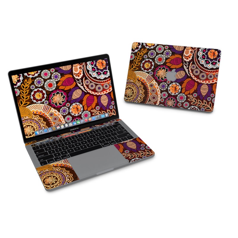 MacBook Pro 13in (2016) Skin - Autumn Mehndi (Image 1)
