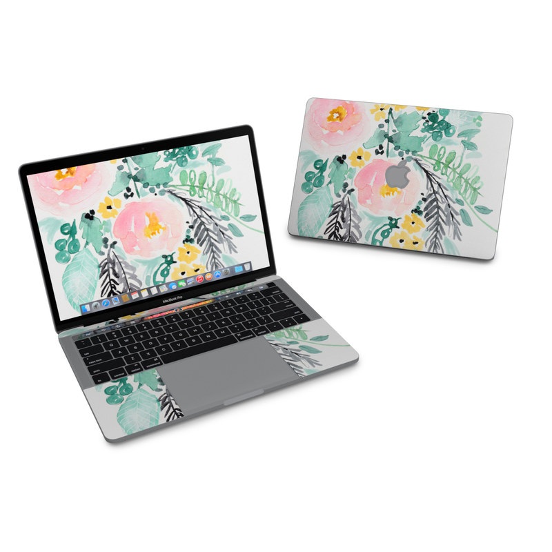 MacBook Pro 13in (2016) Skin - Blushed Flowers (Image 1)