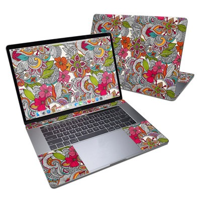 MacBook Pro 15in (2016) Skin - Doodles Color