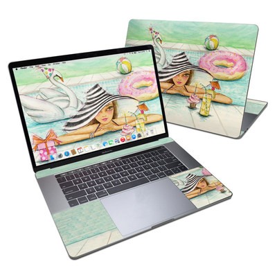 MacBook Pro 15in (2016) Skin - Delphine at the Pool Party