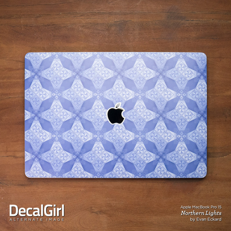 MacBook Pro 15in (2016) Skin - Striped Blooms (Image 4)