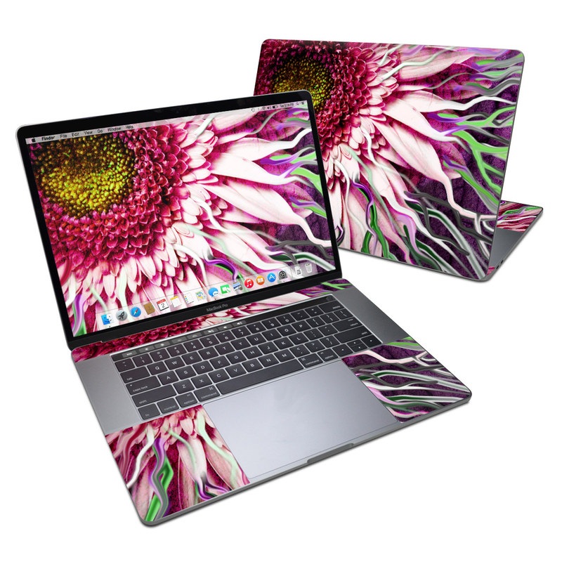 MacBook Pro 15in (2016) Skin - Crazy Daisy (Image 1)