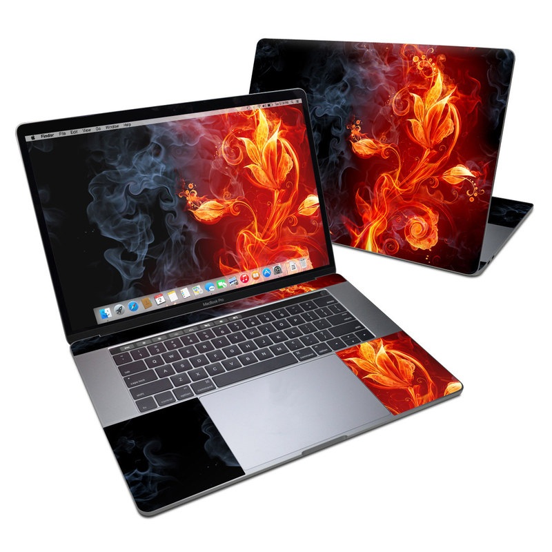 MacBook Pro 15in (2016) Skin - Flower Of Fire (Image 1)
